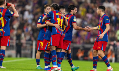 Spanish Supercup Semifinal game between FC Barcelona and Athletic Club