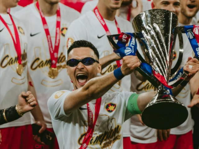 Poza pentru articolul ”Unul dintre campioni pleacă”. Adrian Șut, mesaj emoționant după transfer: ”FCSB a fost casa mea”