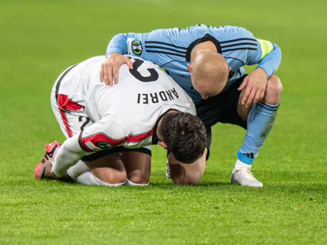 Andrei Rațiu, accidentat în meciul cu Mallorca