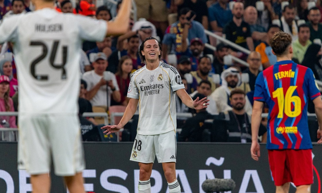 Spanish Supercup Final game between FC Barcelona and Real Madrid