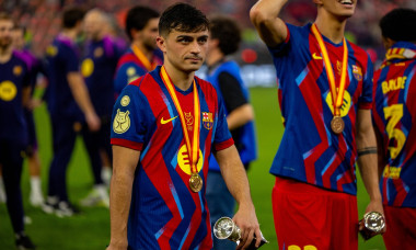 Spanish Supercup Final game between FC Barcelona and Real Madrid