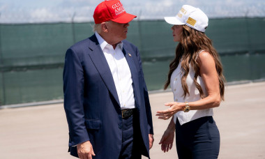 President Donald Trump is joined by Department of Homeland Security (DHS) Secretary Kristi Noem, Florida Governor Ron DeSantis, Acting Director of Immigration and Customs Enforcement Todd M. Lyons and Executive Director of Florida Division of Emergency Ma