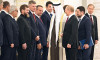 Russian President Vladimir Putin meets with United Arab Emirates (UAE) President Mohammed bin Zayed Al Nahyan in the Kremlin.