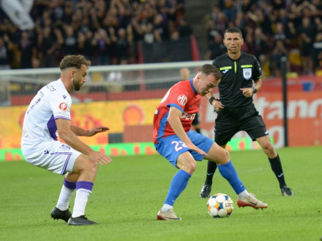 Arbitrul Marcel Bîrsan la FC Argeș - FCSB