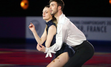 Gabriella Papadakis and Guillaume Cizeron of France during the Gala of the ISU World Figure Skating Championships 2022 on March 27, 2022 at the Sud de France Arena in Montpellier, France - Photo Laurent Lairys / DPPI