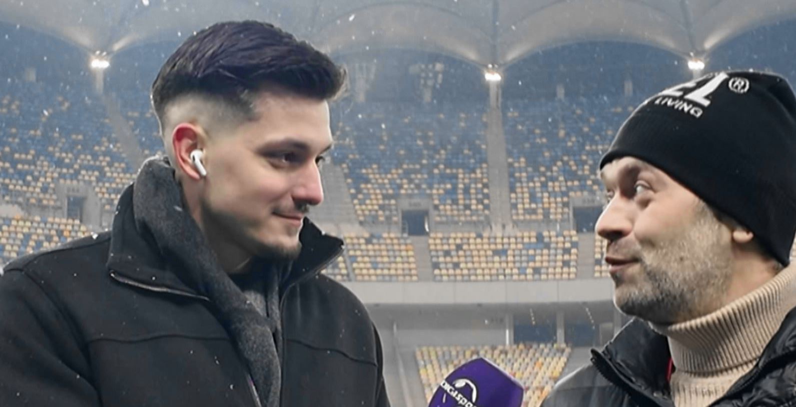 ”O să te surprind”. Un altfel de reportaj la meciul lui Dinamo. ”Am cel mai frumos job”