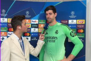 După 6-1 cu Monaco, Courtois a vorbit pentru Digi Sport despre fluierăturile fanilor: ”Sunt ca un tată supărat”