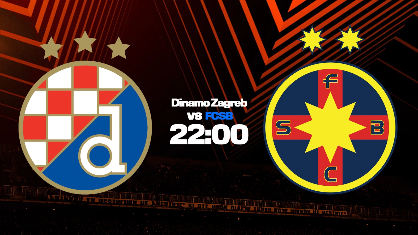 Dinamo Zagreb - FCSB | LIVE VIDEO, 22:00, DGS 1. O victorie duce gruparea roș-albastră la un pas de play-off. Scorul prezis