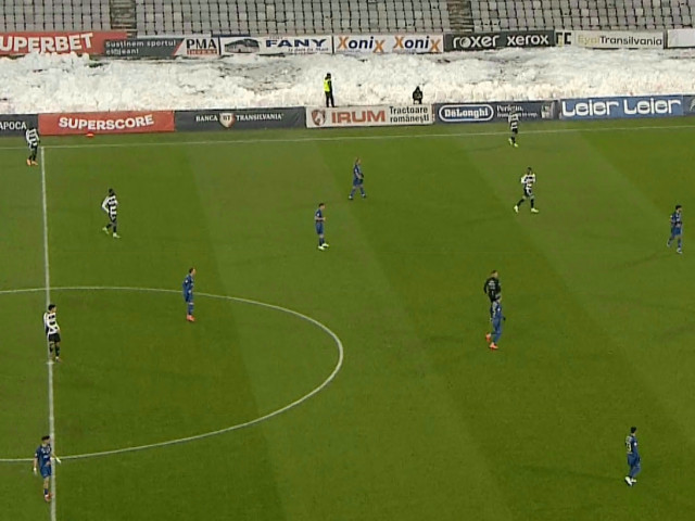 U Cluj - Unirea Slobozia 1-0, victorie importantă