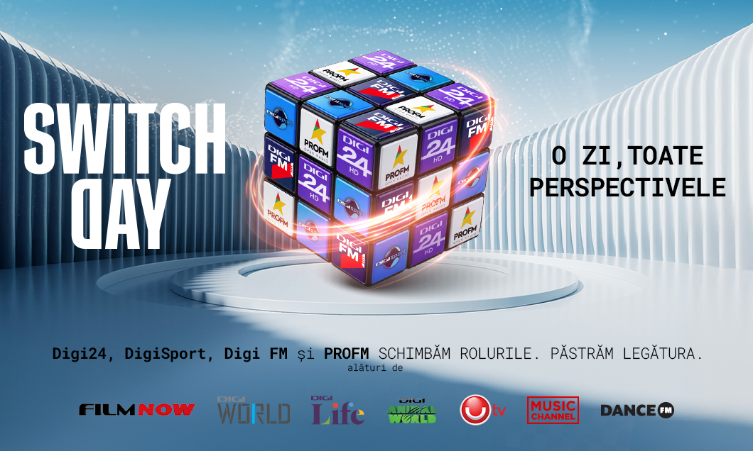 Imagine Stire O zi, toate perspectivele: figurile emblematice ale Digi24, DigiSport, Digi FM și PRO FM fac schimb de microfoane pe 29 ianuarie | 2review.ro