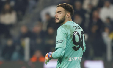 Turin, Italy. 02nd Dec, 2025. Razvan Sava of Udinese Calcio during the Coppa Itallia, 2025/26 season, football match between Juventus FC and Udinese Calcio on 02 Dicember 2025, at Allianz Stadium, Turin, taly. Photo Nderim KACELI Credit: Independent Photo