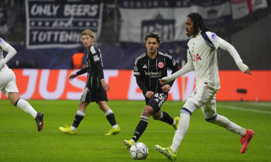 Frankfurt 28.01.2026: Eintracht Frankfurt vs. Tottenham Hotspurs, Deutsche Bank Park, 8. Spieltag Champions League