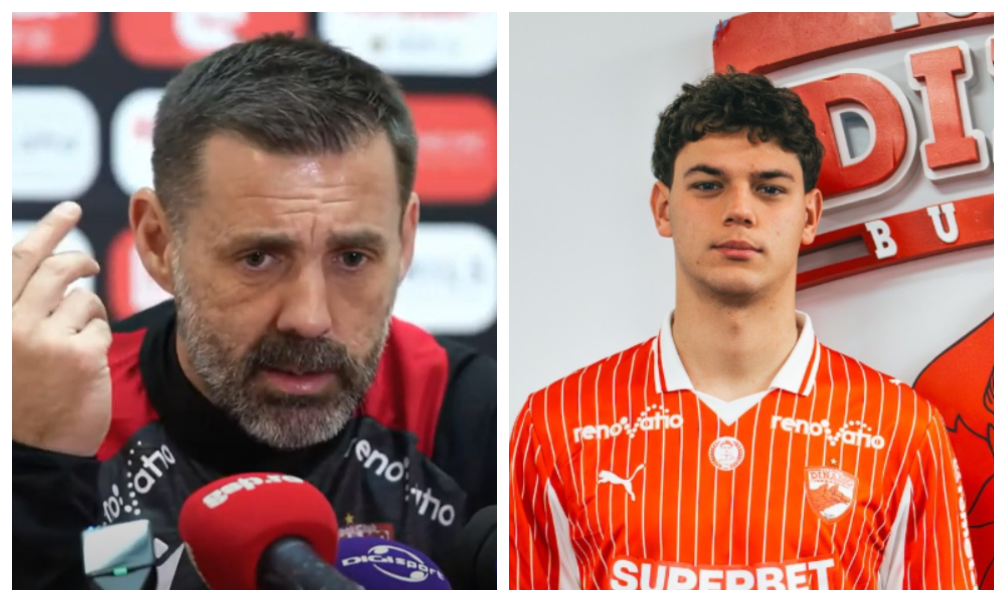 Imagine Stire Zeljko Kopic a anunțat ce se întâmplă cu Matteo Duțu, înainte de Dinamo - Petrolul | 2review.ro