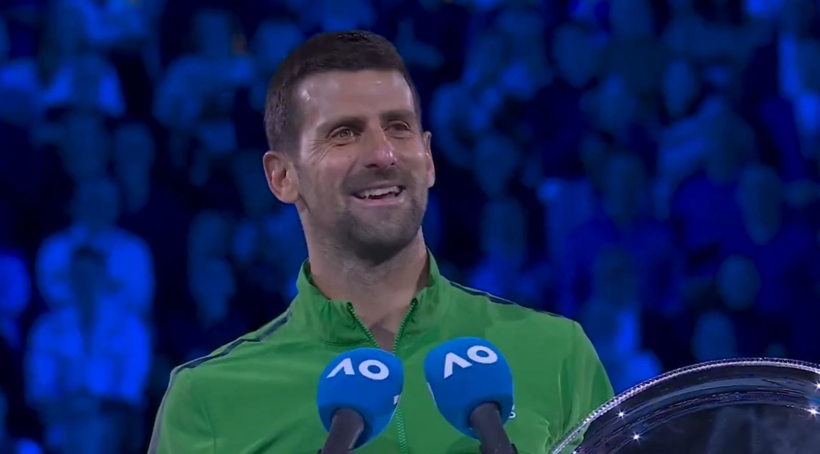 Imagine Stire Gluma făcută de Djokovic după ce a pierdut finala Australian Open în fața lui Alcaraz! Nu a uitat nici de Nadal | 2review.ro