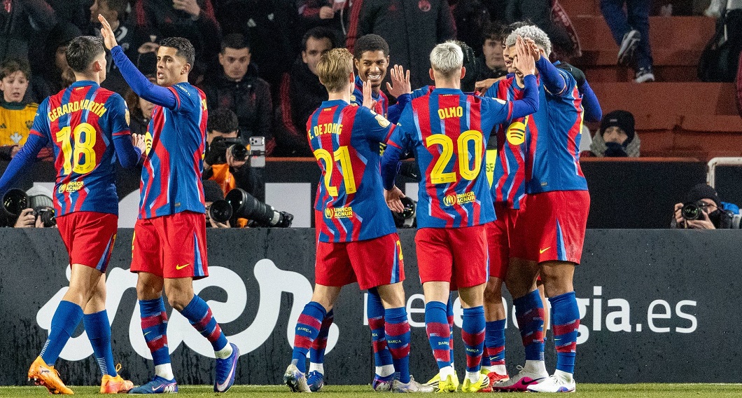 Imagine Stire Albacete - Barcelona 1-2 | Calificare cu emoții mari în semifinalele Cupei Spaniei. Două goluri anulate, ocazii mari | 2review.ro