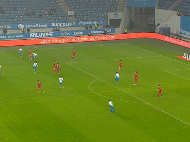 Universitatea Craiova - Oțelul 1-0, lideri în SuperLigă