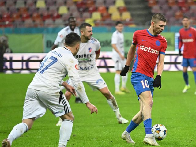 FCSB - FC Botoșani 2-1. Gazdele s-au apropiat de play-off