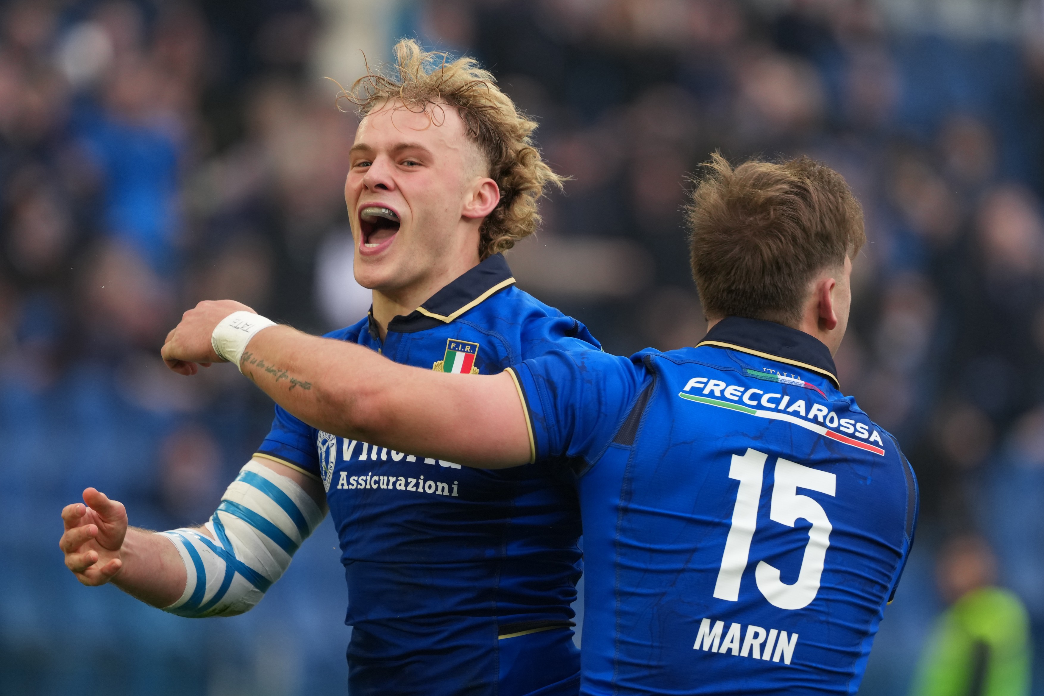 Imagine Stire Italia - Scoția 18-15 / Anglia - Țara Galilor, 18:40. Turneul celor 6 Națiuni continuă la Digi Sport! | 2review.ro