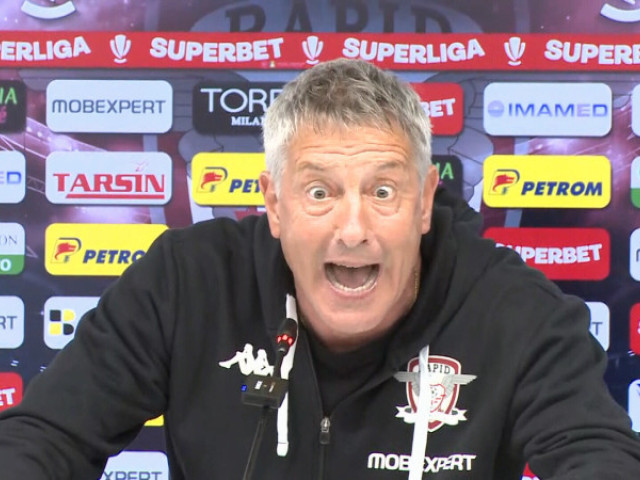 Poza pentru articolul Nu a fost prima ieșire nervoasă a lui Cristiano Bergodi! Ce a făcut italianul acum 2 ani, când era la Rapid