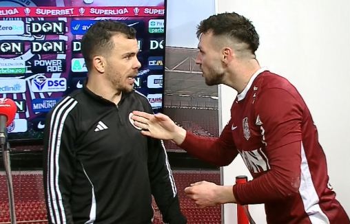 Imagine Stire Nu s-a văzut la TV: Cordea s-a dus la Nistor în timpul interviului, după CFR - U Cluj! Ce a urmat | 2review.ro
