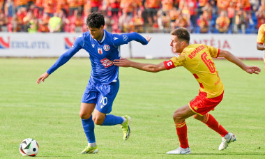 2024.07.23 Poniewiez Pilka nozna, UEFA Liga Mistrzow, sezon 2024/2025 FK Panevezys - Jagiellonia Bialystok N/z Lucas de