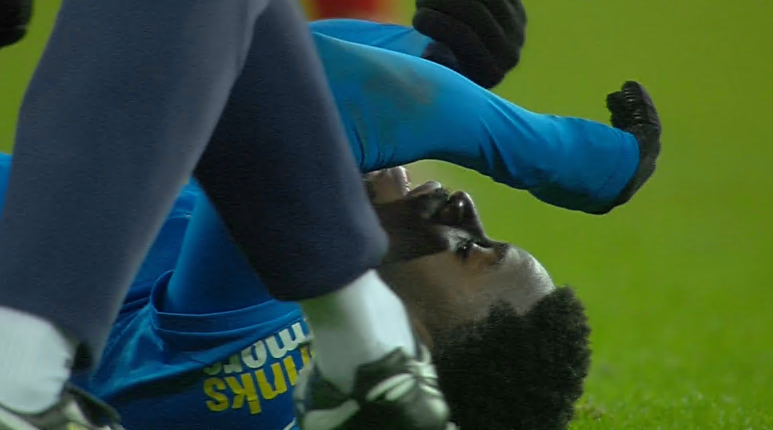 Imagine Stire Sorin Cârțu a vorbit despre accidentarea lui Steven Nsimba, din meciul cu Dinamo | 2review.ro