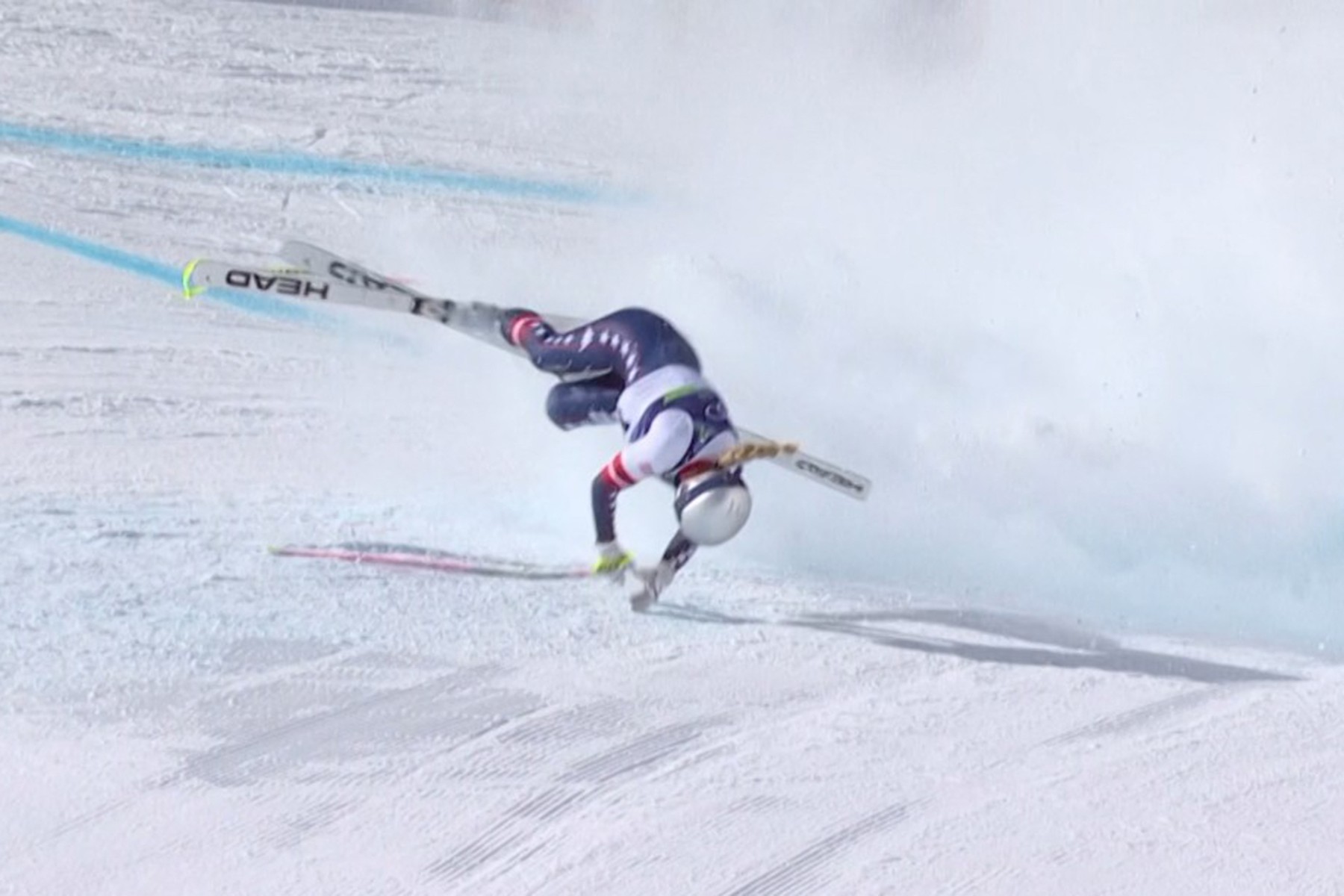 Imagine Stire Medicii au luat decizia pe loc, după ce Lindsey Vonn a fost luată cu elicopterul de pe pârtie | 2review.ro