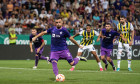 Arnel Jakupovic of Maribor shoots a penalty during the UEFA Europa Conference League 3rd qualifying round second leg match between Maribor and Fenerbahce at Ljudski Vrt Stadium. Final score; Maribor 0:3 Fenerbahce.