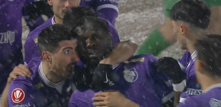 Imagine Stire Dumbrăvița - FC Argeș 1-2. Piteștenii au învins pe zăpadă și s-au calificat de pe primul loc în ”sferturile” Cupei | 2review.ro