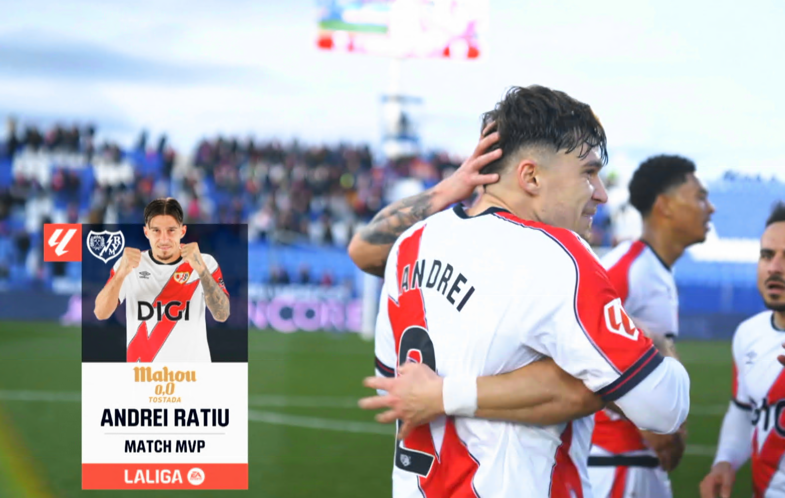 Imagine Stire Omul meciului: Andrei Rațiu, pasă de gol cu Atletico Madrid! Nota primită, după ce Rayo ”a demolat” echipa lui Simeone | 2review.ro