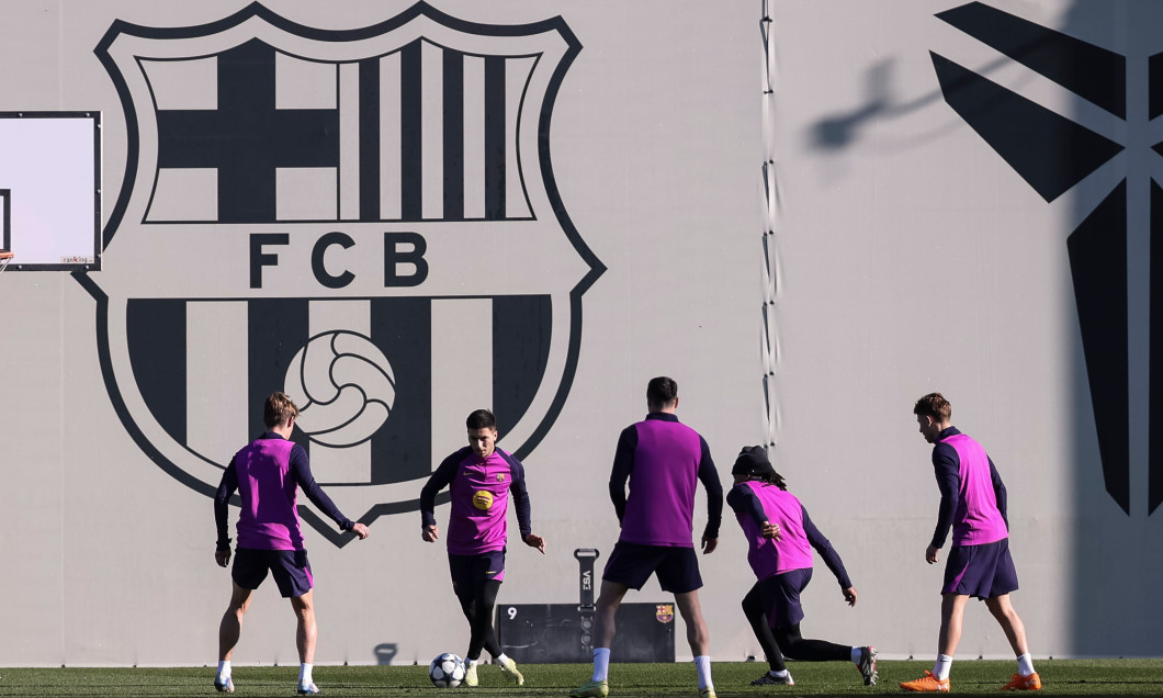FC Barcelona Training Session - UEFA Champions League 2025/26, Sant Joan Despi, Spain - 08 Dec 2025