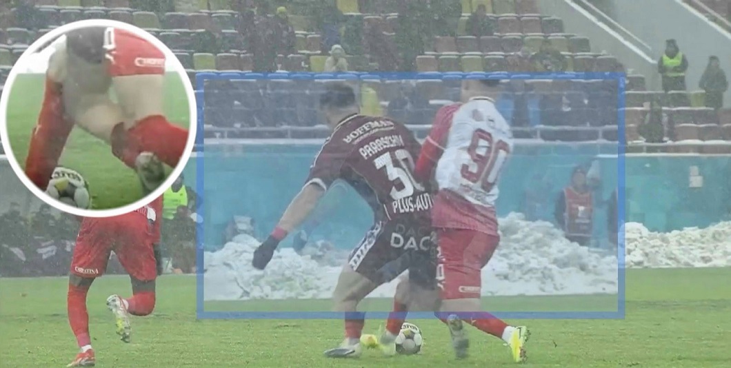 Imagine Stire Verdictul specialistului, după ce lui Dinamo i s-a anulat golul în derby-ul cu Rapid: ”A greșit!” | 2review.ro