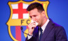 Lionel Messi of Barcelona Press Conference