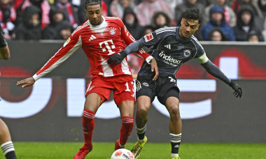 21.02.2026, Fussball Bundesliga FC Bayern - Frankfurt