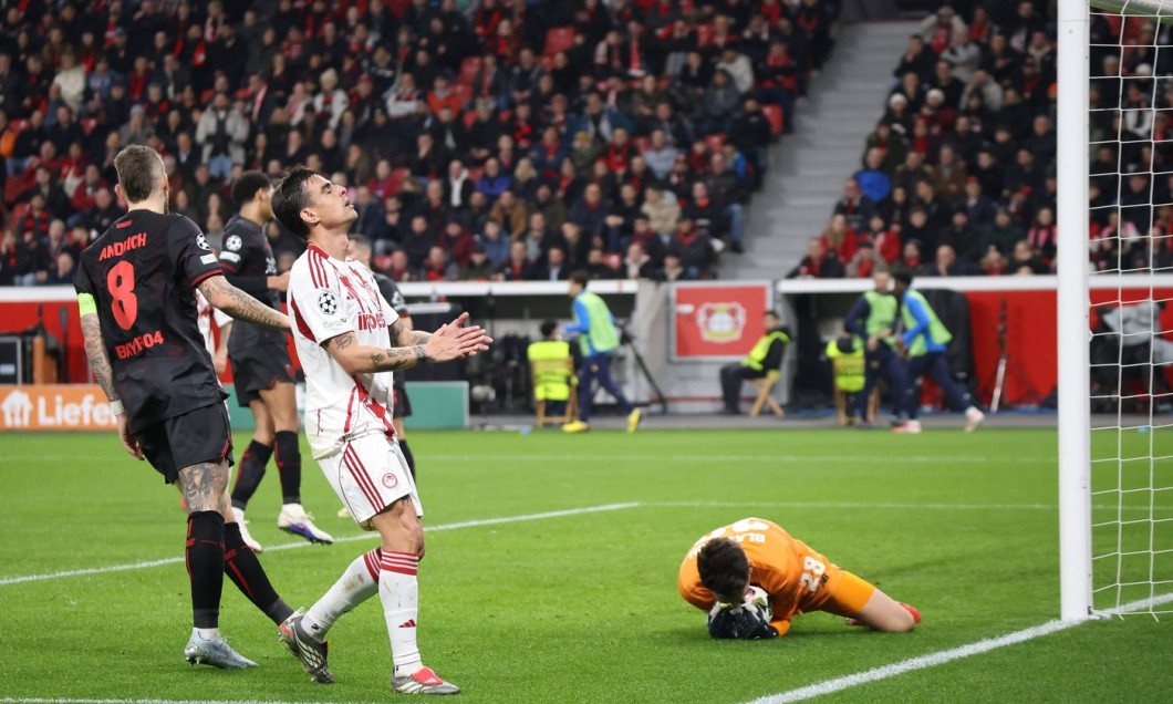 GER, Bayer 04 Leverkusen vs. Olympiakos Piraeus, Fussball, Champions League, Play-offs, Rueckspiel, Spielzeit 2025/2026, 24.02.2026