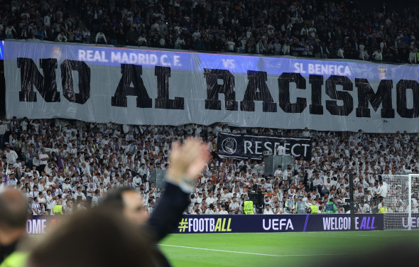 nu rasismului banner real madrid
