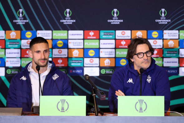 ACF FIORENTINA (ITA) PRESS CONFERENCE BEFORE UEFA CONFERENCE LEAGUE MATCH IN BIALYSTOK