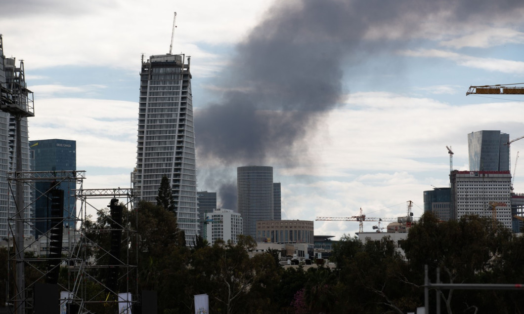 (SpotNews) ISRAEL TEL AVIV SMOKE