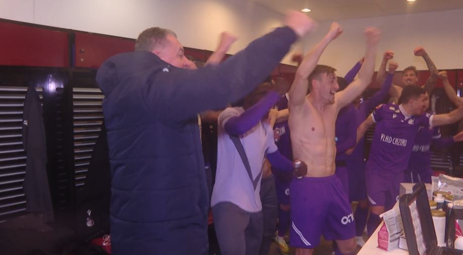 Imagine Stire Explozie de bucurie a celor de la FC Argeș, după calificarea în play-off | 2review.ro
