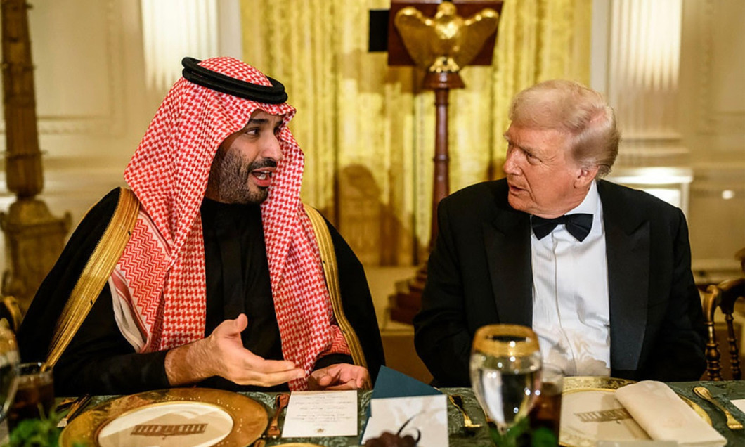US President Donald Trump hosts Crown Prince and Prime Minister Mohammed bin Salman of Saudi Arabia at the White House in November 2025.