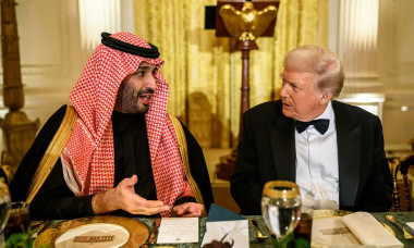 US President Donald Trump hosts Crown Prince and Prime Minister Mohammed bin Salman of Saudi Arabia at the White House in November 2025.