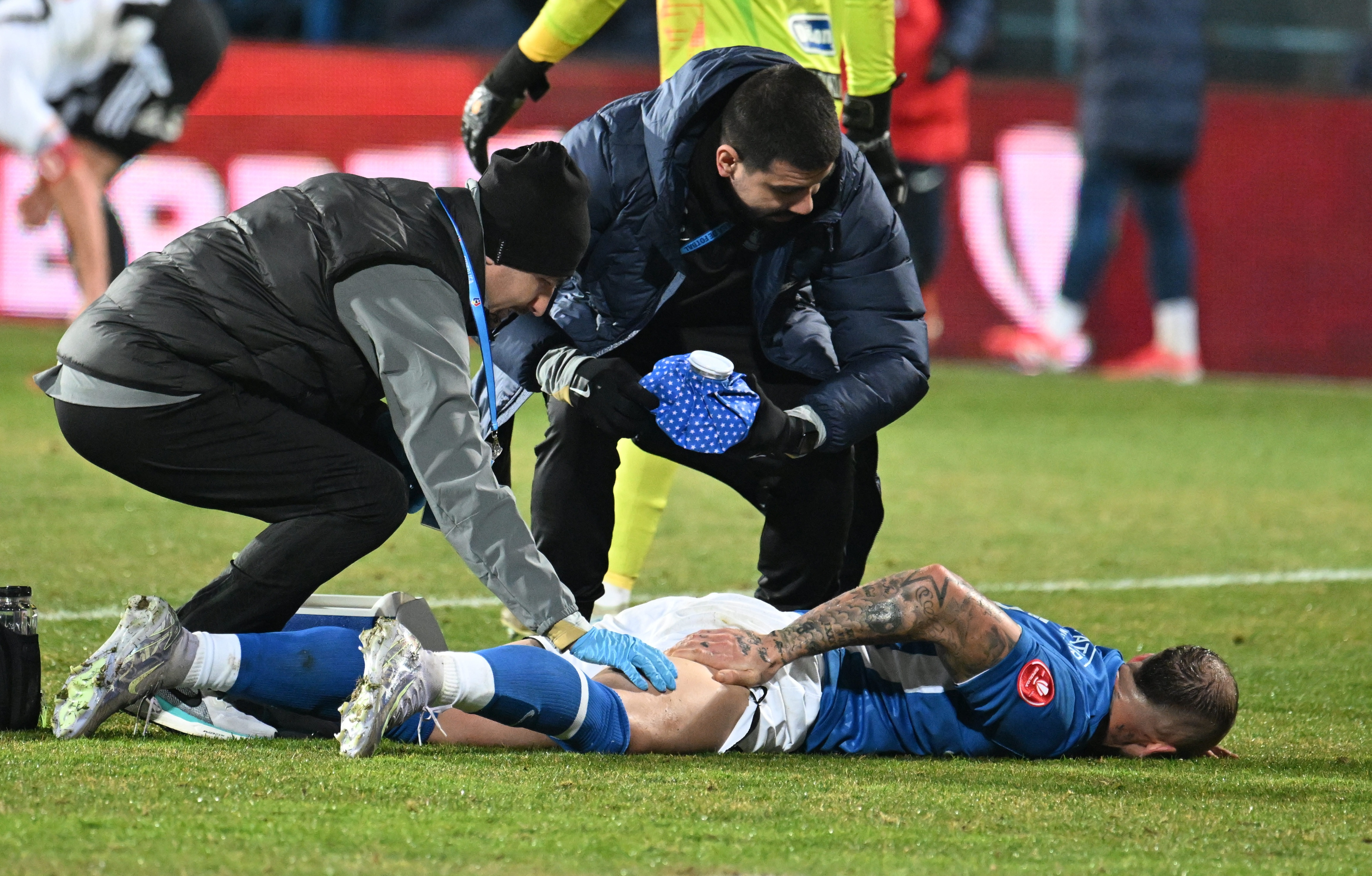 Imagine Stire Care este situația lui Denis Alibec, ieșit accidentat în meciul Farul - CFR | 2review.ro