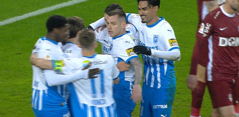 Universitatea Craiova - CFR 1-0, ACUM, DGS 1. GOOOL! Mora a marcat din pasa lui Nsimba! S-a stabilit prima semifinală!