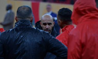 WALID REGRAGUI sad during the medal ceremony of Africa Cup of Nations Morocco 2025 - FINAL. SENEGAL vs Morocco -PRINCE M