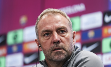 Hansi Flick Press Conference For FC Barcelona - LaLiga EA Sports