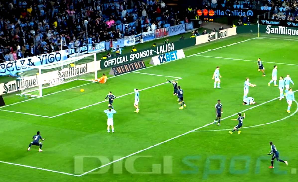 Imagine Stire Nebunie la Celta Vigo - Real Madrid: Ionuț Radu a luat gol tocmai la ultima fază! Nota românului | 2review.ro