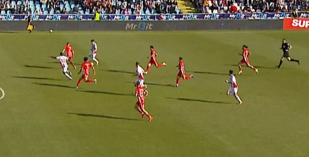 Oțelul - Hermannstadt 0-1, DGS 1. Chițu a deschis scorul pentru oaspeți! Al treilea gol anulat pentru gălățeni