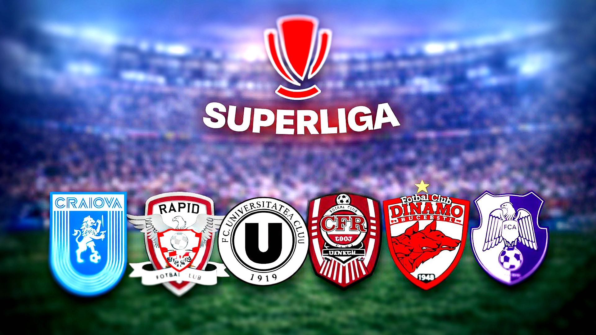 Prima etapă din play-off: Craiova - Argeș, Rapid - Dinamo și U Cluj - CFR! Programul complet + Noul clasament