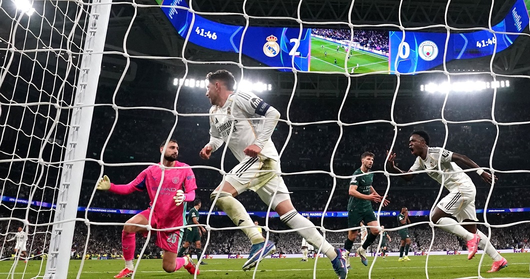Imagine Stire Real Madrid - Manchester City 3-0. Strălucitorul Valverde și uriașul Courtois, șah-mat lui Guardiola | 2review.ro
