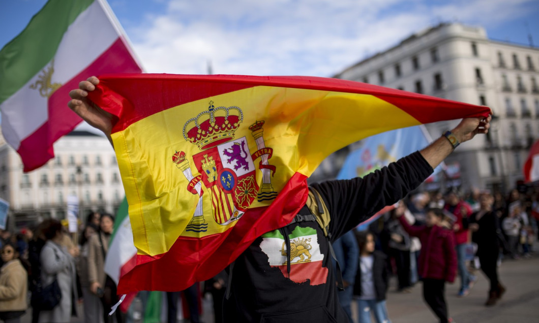 Demonstration of Iranian diaspora in Madrid, Spain - 07 Mar 2026